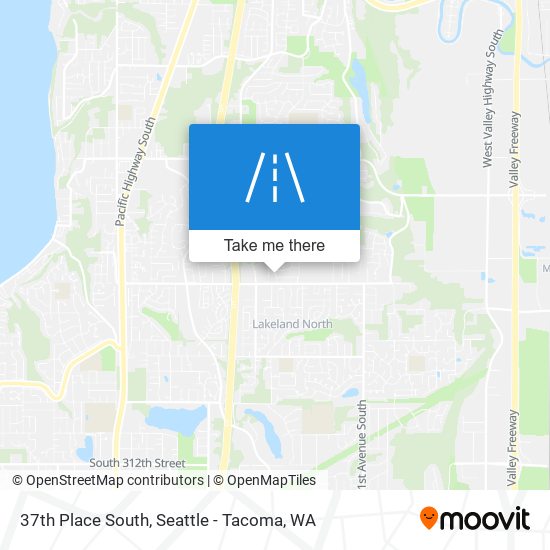 Mapa de 37th Place South