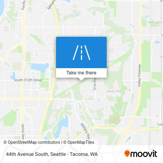 44th Avenue South map