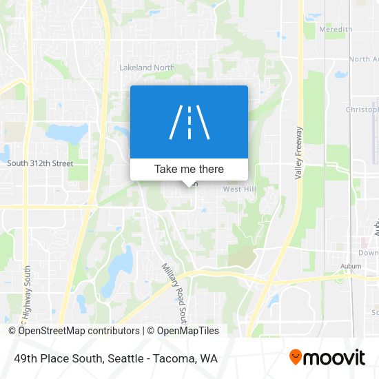 Mapa de 49th Place South
