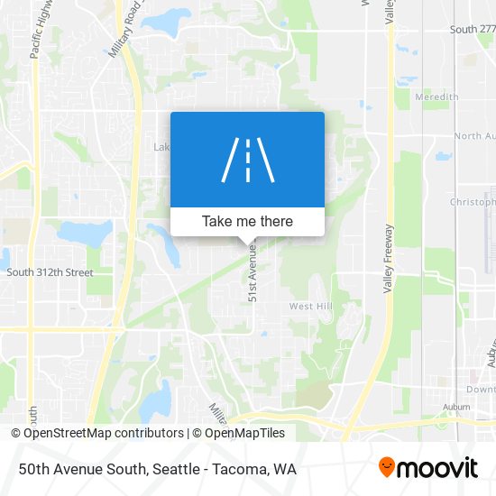 50th Avenue South map