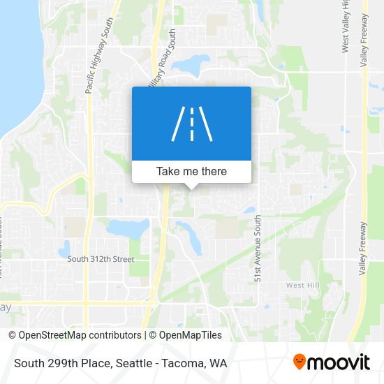 Mapa de South 299th Place