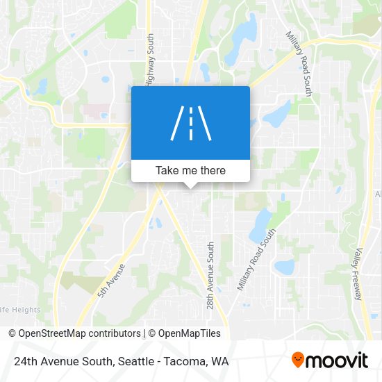 24th Avenue South map