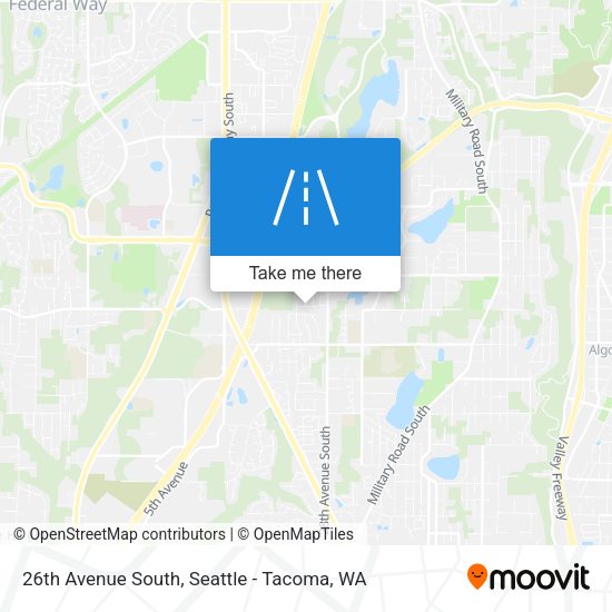 26th Avenue South map