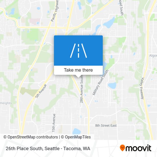 Mapa de 26th Place South
