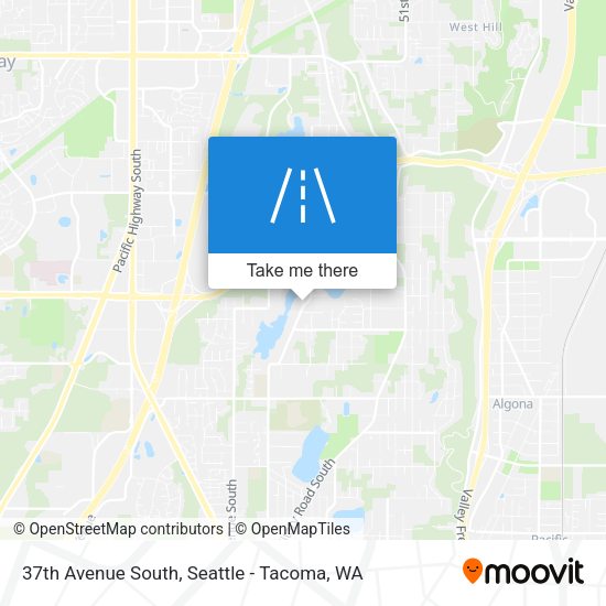 Mapa de 37th Avenue South
