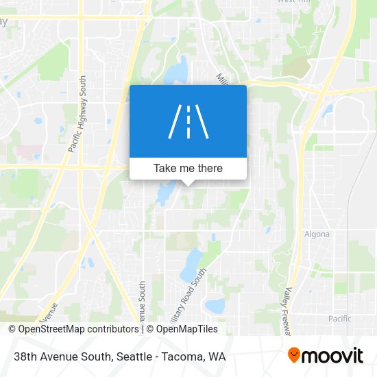 38th Avenue South map