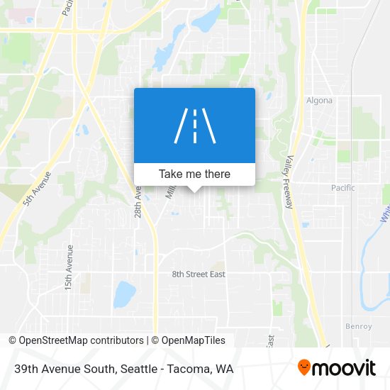 39th Avenue South map