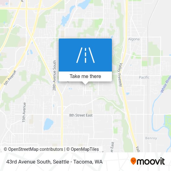 Mapa de 43rd Avenue South