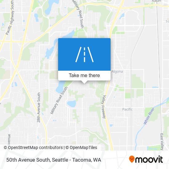 50th Avenue South map