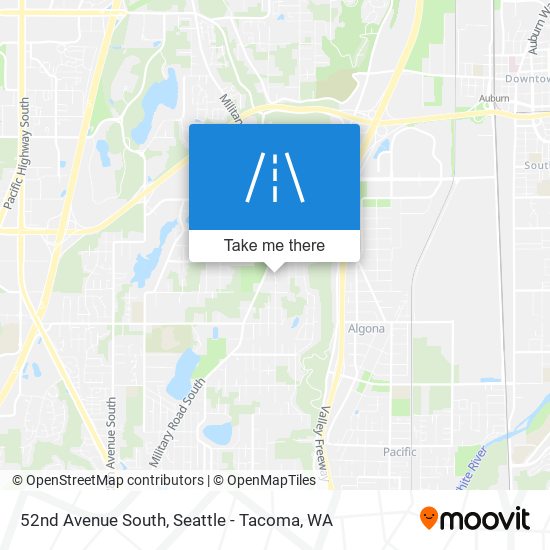 52nd Avenue South map