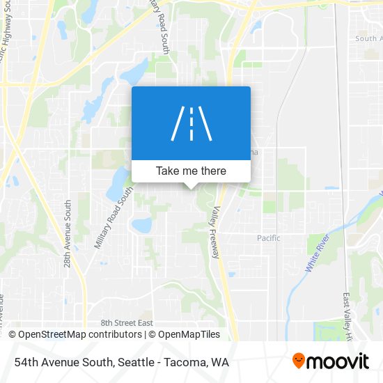 Mapa de 54th Avenue South