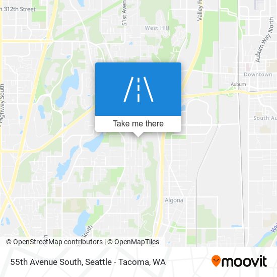 55th Avenue South map