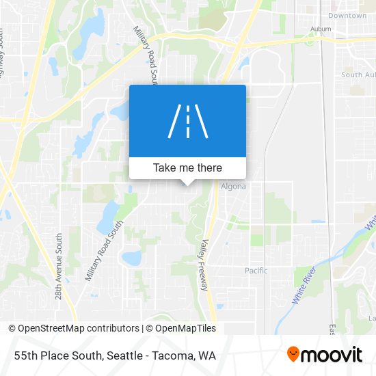 Mapa de 55th Place South