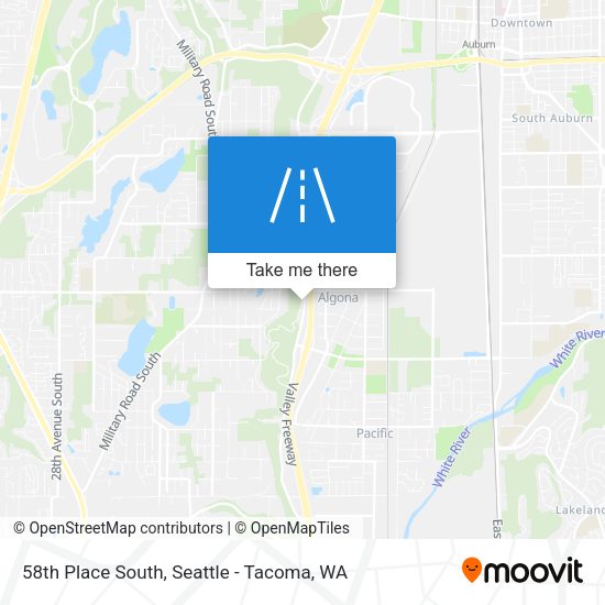 Mapa de 58th Place South
