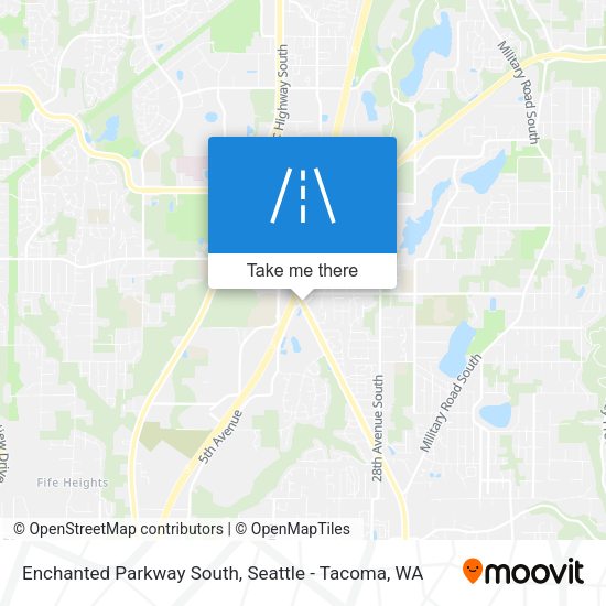 Mapa de Enchanted Parkway South