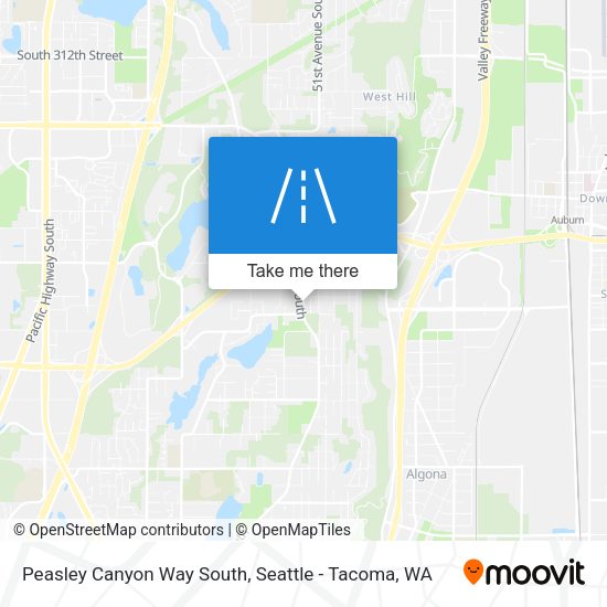 Peasley Canyon Way South map