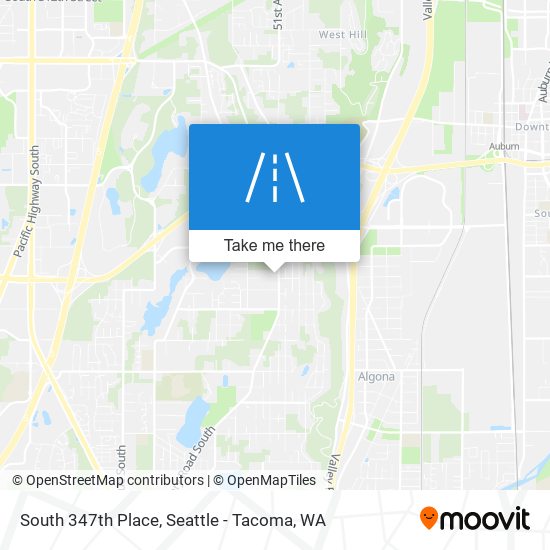 Mapa de South 347th Place