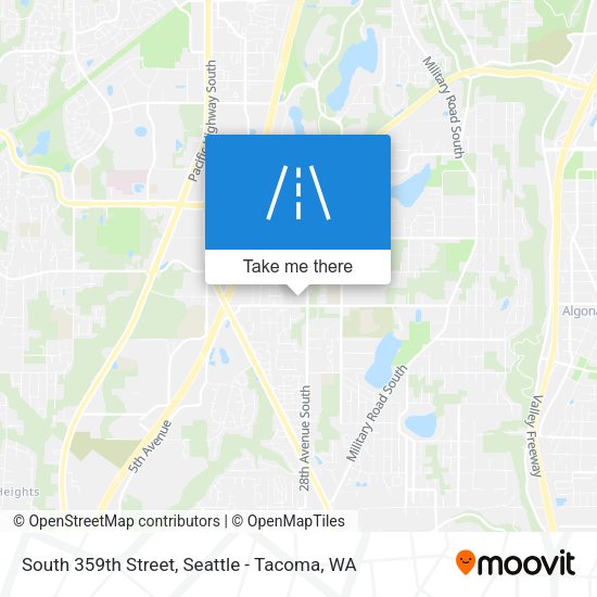 Mapa de South 359th Street