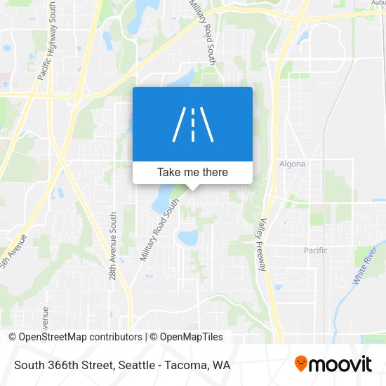 Mapa de South 366th Street