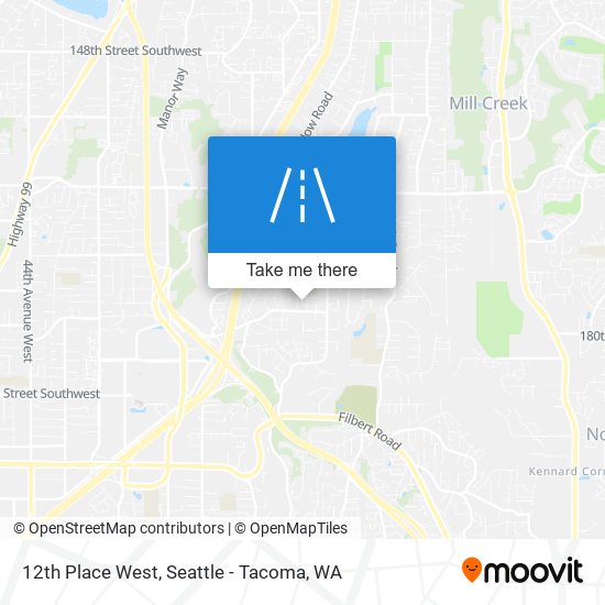 Mapa de 12th Place West