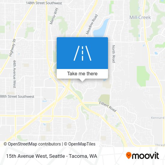 15th Avenue West map