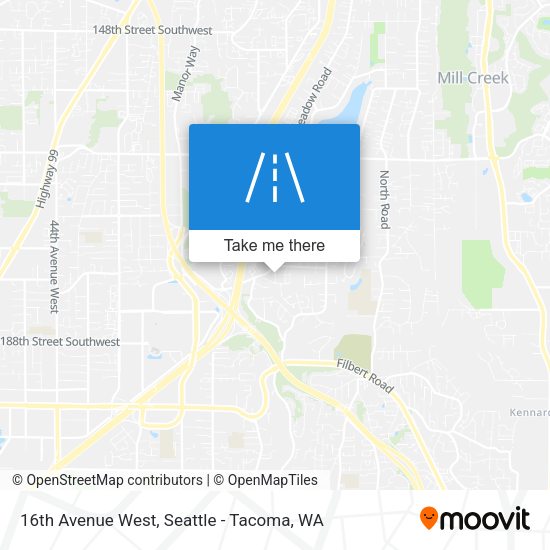 16th Avenue West map