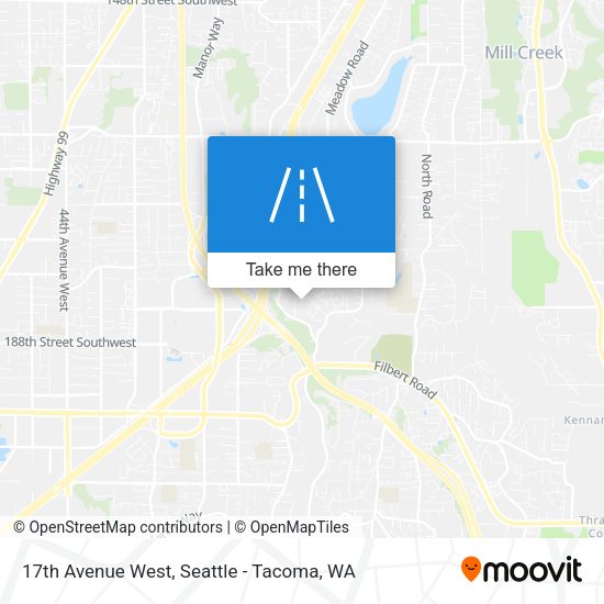 17th Avenue West map