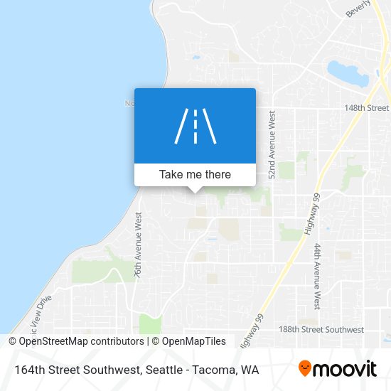 Mapa de 164th Street Southwest