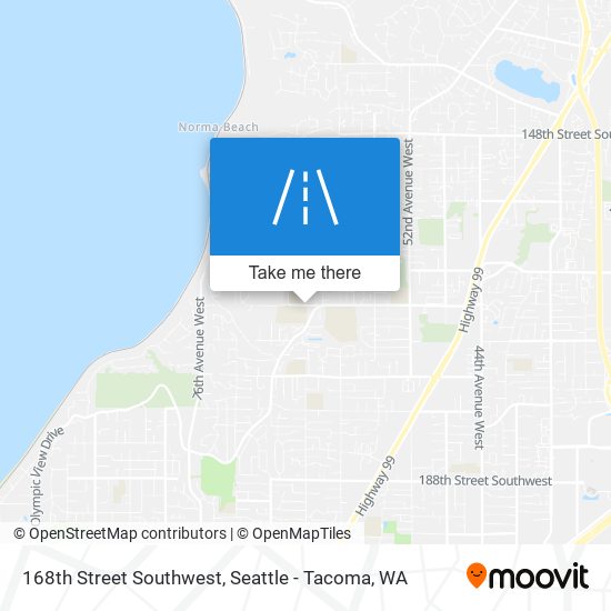 168th Street Southwest map