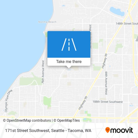 171st Street Southwest map