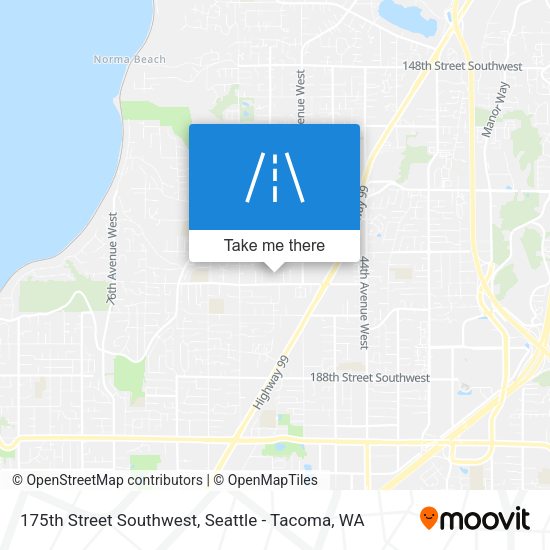 175th Street Southwest map