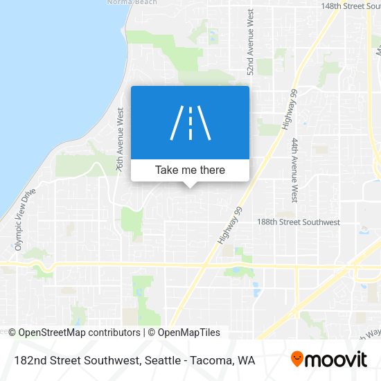 182nd Street Southwest map