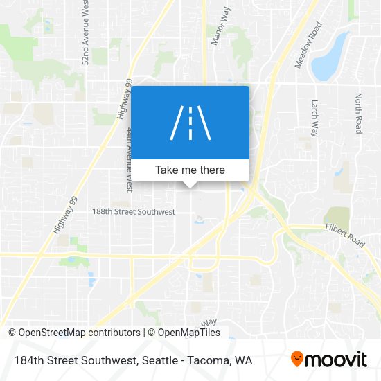 184th Street Southwest map