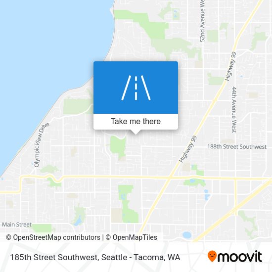 185th Street Southwest map