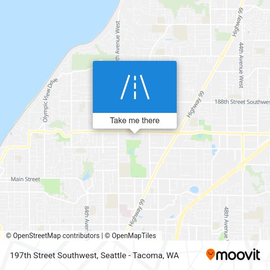 Mapa de 197th Street Southwest