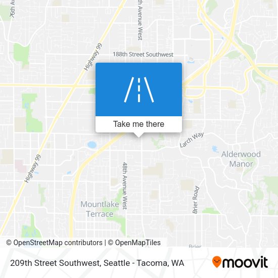 209th Street Southwest map