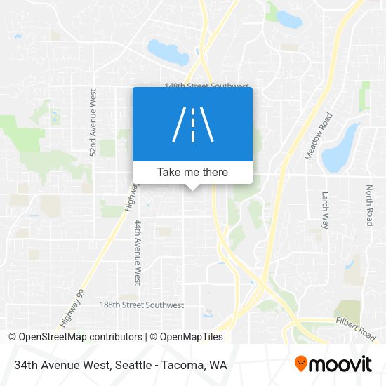 34th Avenue West map