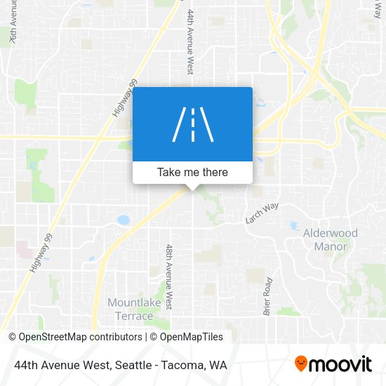 Mapa de 44th Avenue West