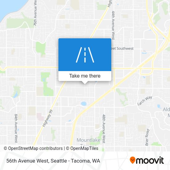 Mapa de 56th Avenue West