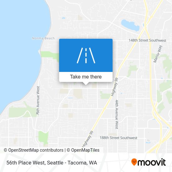 Mapa de 56th Place West