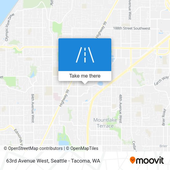 Mapa de 63rd Avenue West