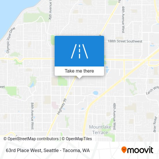 Mapa de 63rd Place West