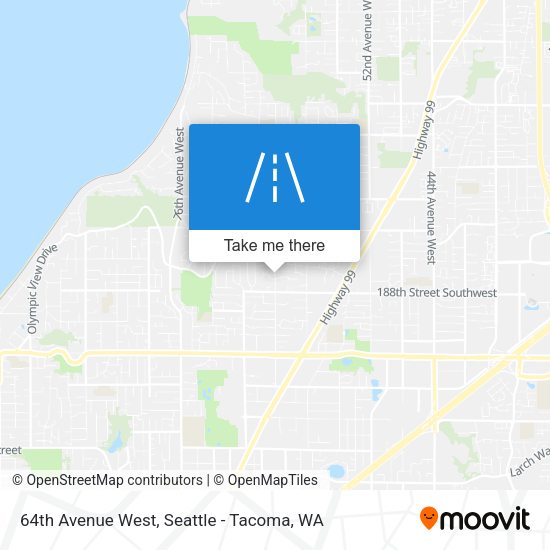 Mapa de 64th Avenue West