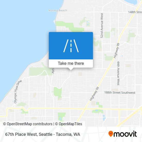 Mapa de 67th Place West
