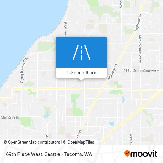 Mapa de 69th Place West
