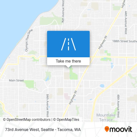 Mapa de 73rd Avenue West
