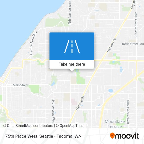 Mapa de 75th Place West