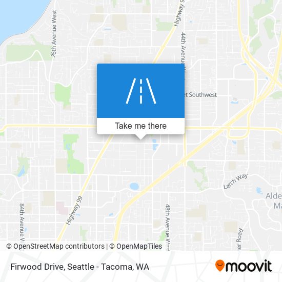 Firwood Drive map