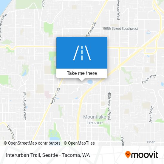 Interurban Trail map