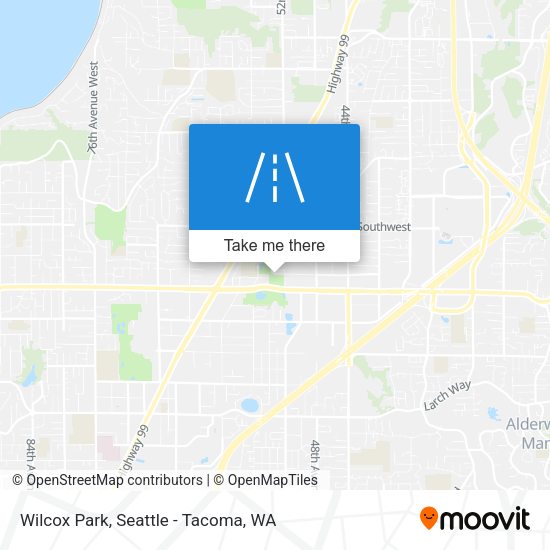 Mapa de Wilcox Park